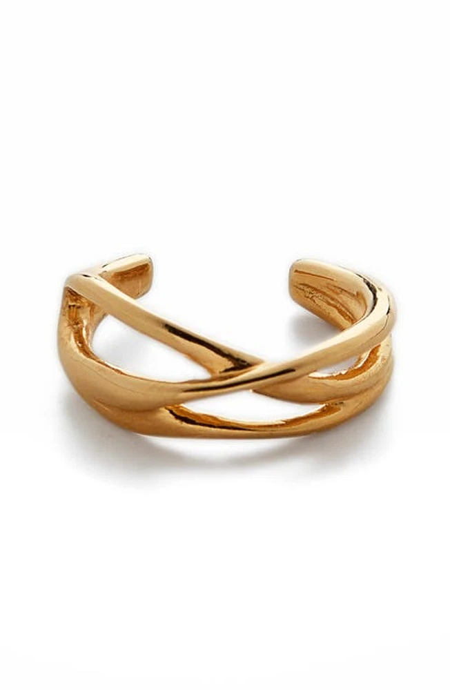 Monica Vinader Nura Reef Ear Cuff in 18Ct Gold Vermeil On Silver at Nordstrom