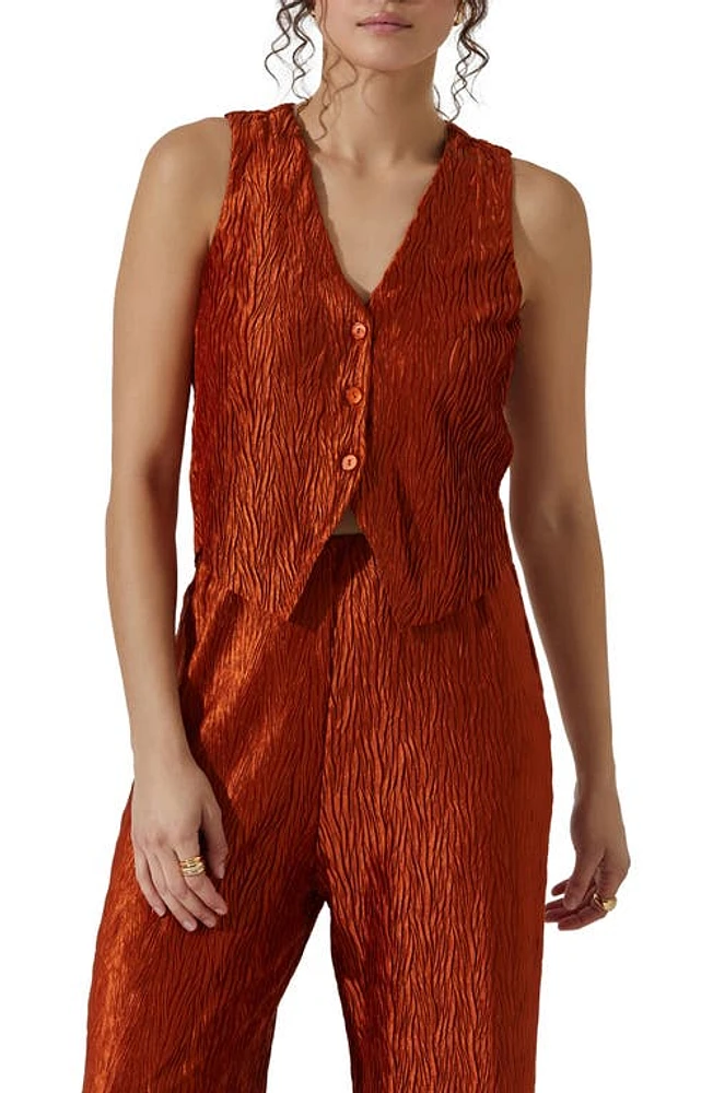 ASTR the Label Plissé Vest at Nordstrom,