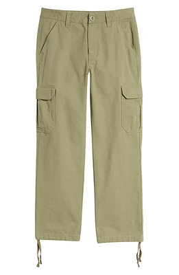 Brixton Waypoint Cotton Twill Cargo Pants in Olive Surplus at Nordstrom, Size 34