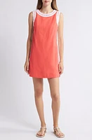 Lilly Pulitzer Sadie Lace Trim Romper Mizner Red at Nordstrom,