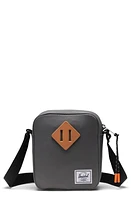 Herschel Supply Co. Heritage Recycled Nylon Crossbody Bag in Gargoyle/Black at Nordstrom