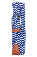 Ted Baker London Callen Woven Elastic Belt in Blue at Nordstrom, Size Small