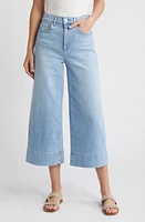 Le Jean Rosie High Waist Crop Wide Leg Jeans Summertime at Nordstrom,