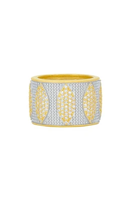 FREIDA ROTHMAN Armor of Hope Brooklyn Bloom Rhinestone Bracelet Gold And Silver at Nordstrom,