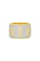 FREIDA ROTHMAN Armor of Hope Brooklyn Bloom Rhinestone Bracelet Gold And Silver at Nordstrom,