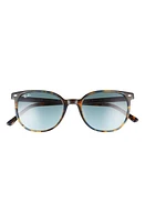 Ray-Ban 52mm Gradient Square Sunglasses in Yellow Havana/blue Grey at Nordstrom