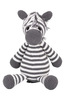 Cuddoll Zena the Zebra Stuffed Animal in Grey at Nordstrom