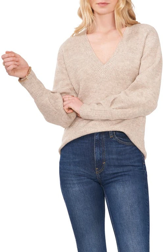 1.STATE V-Neck Sweater Oatmeal at Nordstrom,