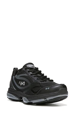 Rykä Devotion XT Sneaker in Black/met/white at Nordstrom, Size 8.5