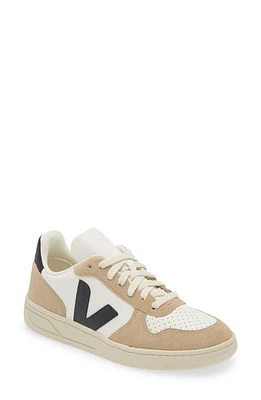 Veja V-10 Sneaker Extra-White Black Sahara at Nordstrom,