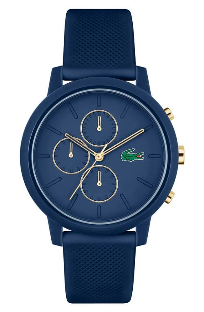 Lacoste 12.12 Chronograph Silicone Strap Watch