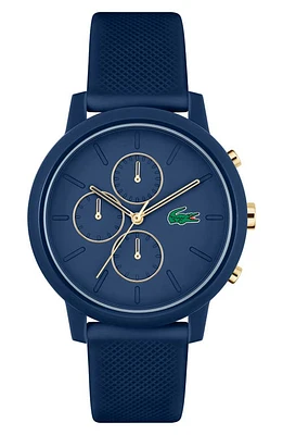 Lacoste 12.12 Chronograph Silicone Strap Watch