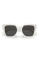 Dolce & Gabbana 52mm Square Sunglasses in White at Nordstrom