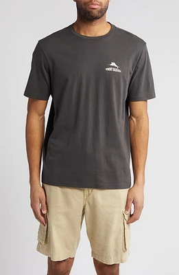 Tommy Bahama Shell on Wheels Pima Cotton Graphic T-Shirt Coal at Nordstrom,