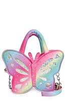 OMG Accessories Kids' Butterfly Crossbody Bag in Pink Multi at Nordstrom