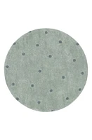 Lorena Canals Kids' Wasahable Round Dot Play Rug in Blue Sage Vintage Blue at Nordstrom