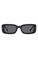 Carrera Eyewear 53mm Gradient Rectangular Sunglasses in Black/Grey at Nordstrom