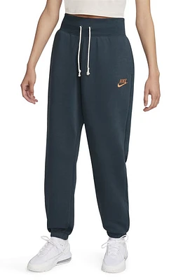 Nike Sportswear Oversize Fleece Sweatpants Deep Jungle/Sail at Nordstrom,