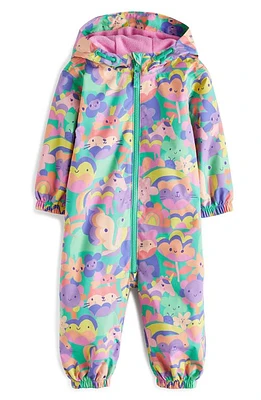 NEXT Kids' Character Waterproof Puddle Suit Pink Multi at Nordstrom,