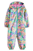 NEXT Kids' Character Waterproof Puddle Suit Pink Multi at Nordstrom,