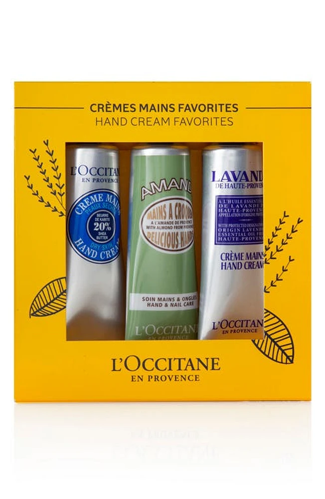 L'Occitane Travel Size Shea Hand Cream Favorites Set $37 Value at Nordstrom