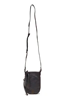 Free People We the Free Wyatt Leather Crossbody Bag in Black Ink at Nordstrom