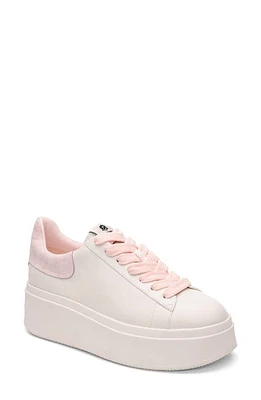 Ash Moby Be Kind Platform Sneaker in White/Bubble Gum/White at Nordstrom, Size 10Us