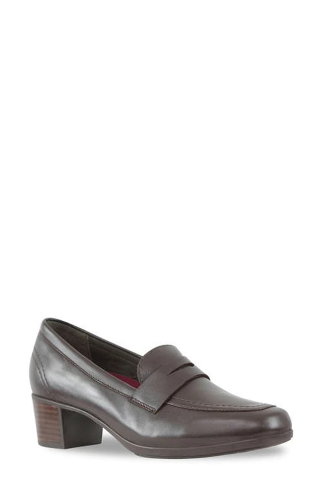 Munro Ellis Penny Loafer Pump Chocolate at Nordstrom,