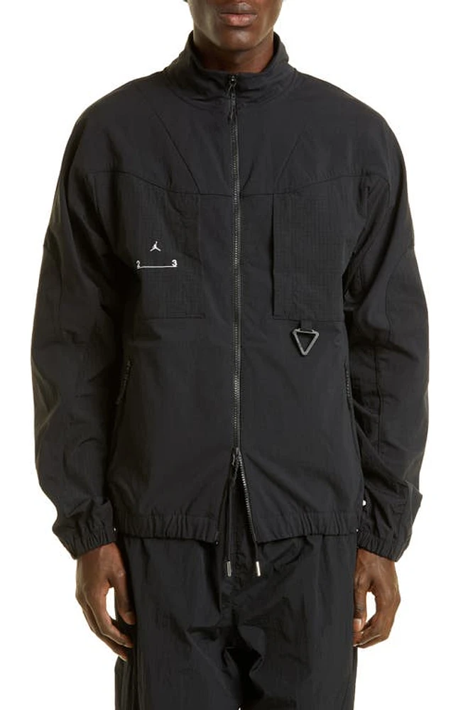 Jordan Men's 23 Engineered Statement Jacket Black/Black at Nordstrom,