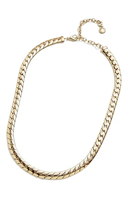 BaubleBar Thick Snake Chain Necklace in Gold at Nordstrom