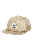 Herschel Supply Co. Whaler Mesh Trucker Hat in Twill Topography/Twill at Nordstrom