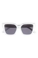 BP. Square Sunglasses in White at Nordstrom