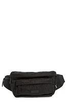 Versace Small Barocco Jacquard Nylon Belt Bag in Black Ruthenium at Nordstrom