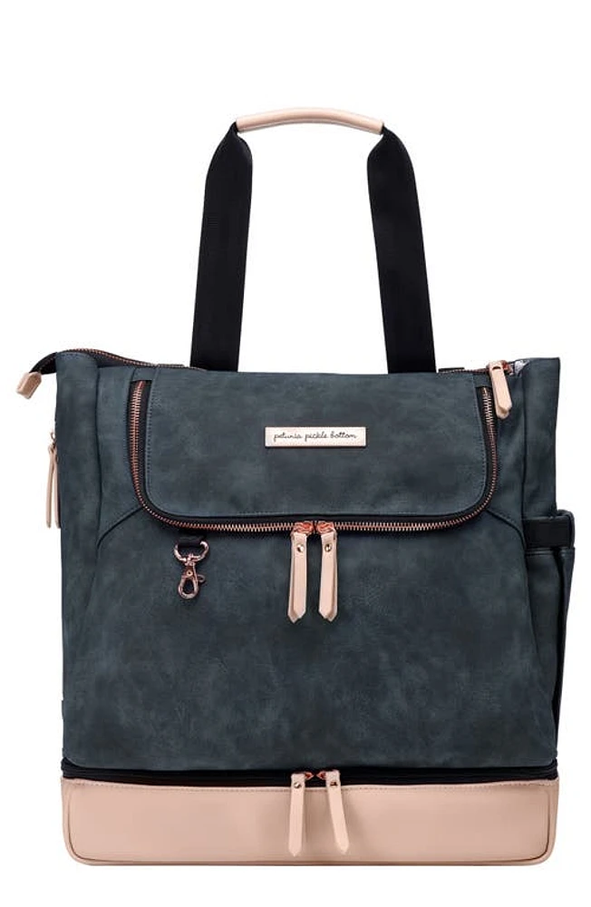 Petunia Pickle Bottom Pivot Diaper Backpack in Indigo/blush at Nordstrom