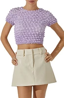 ASTR the Label Popcorn Satin Top at Nordstrom,