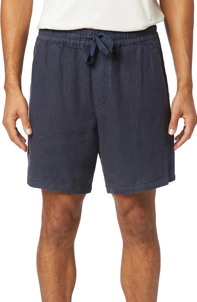 Joe's Drawstring Linen Shorts in Night Sky at Nordstrom, Size Small