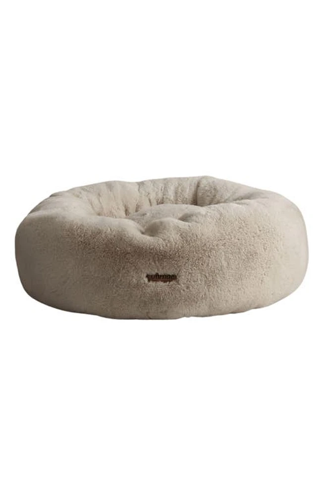 UnHide Faux Fur Pet Bed in Taupe Ducky at Nordstrom