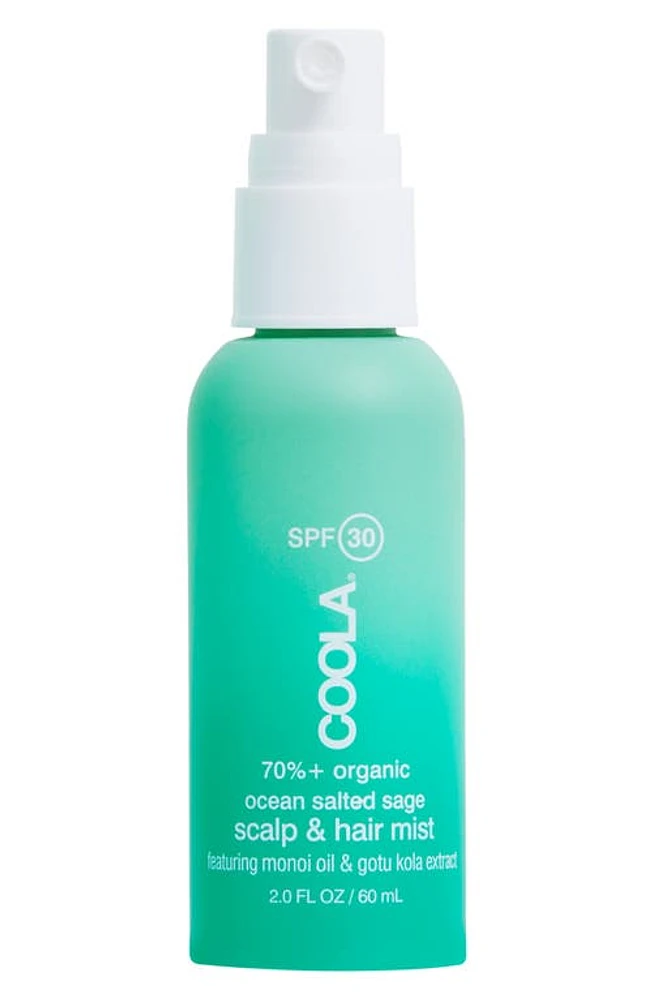 COOLA Suncare Ocean Salt & Sage Scalp & Hair Mist SPF 30 at Nordstrom