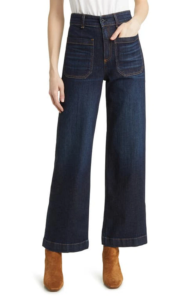 ASKK NY Sailor High Waist Wide Leg Jeans Big Sky at Nordstrom,