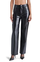 Steve Madden Loren Faux Leather Straight Leg Pants at Nordstrom,