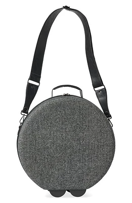 Brixton Done Proper Wide Brim Hat Travel Case in Grey/Black at Nordstrom