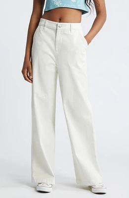 BP. High Waist Wide Leg Twill Pants at Nordstrom,