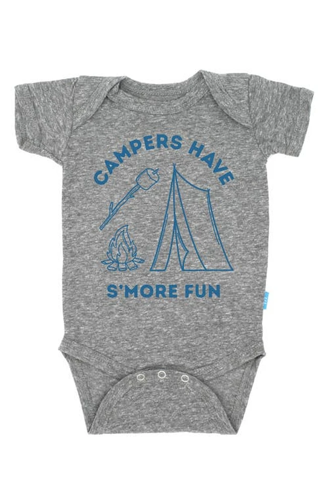 Feather 4 Arrow S'More Graphic Bodysuit Heather Grey at Nordstrom,