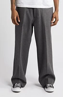 Elwood Formal Felted Wool Blend Military Pants Charcoal at Nordstrom,