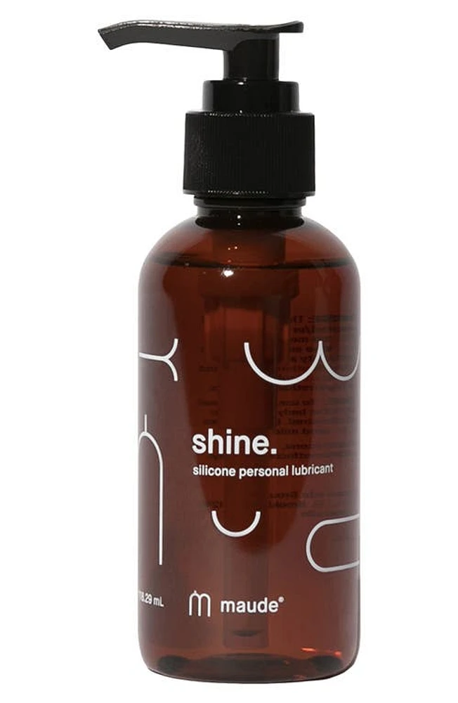 maude Shine Silicone Personal Lubricant at Nordstrom, Size 4 Oz