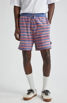 Waste Yarn Project Max Stripe One of a Kind Shorts Red Multi at Nordstrom,