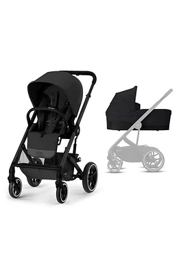 CYBEX Balios S Lux Stroller + S Lux Cot Travel System in Moon Black at Nordstrom