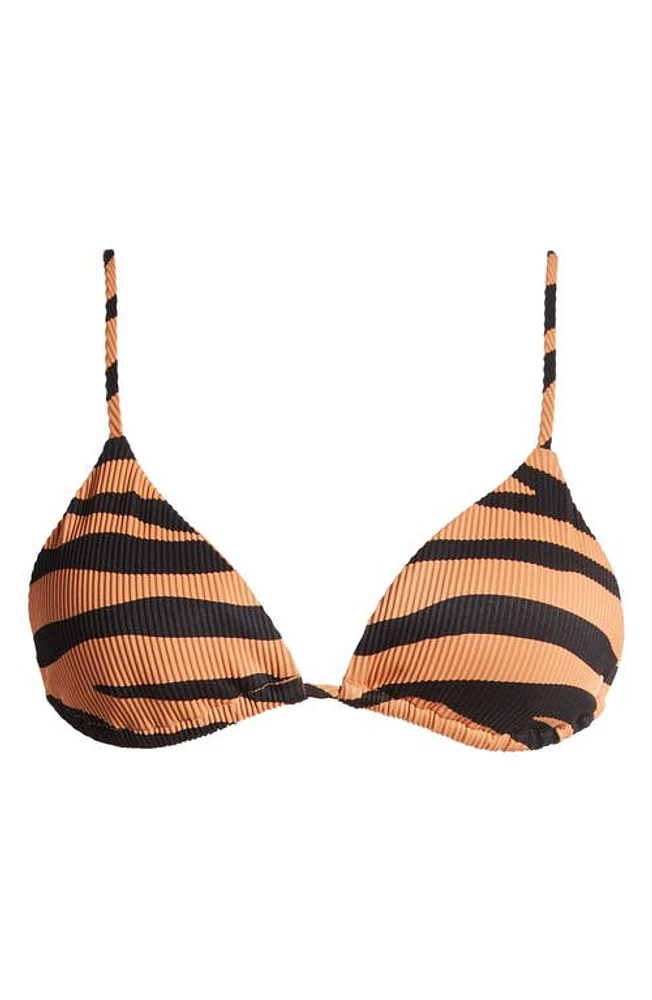 Volcom Keep Up Triangle Bikini Top Wild Ginger at Nordstrom,