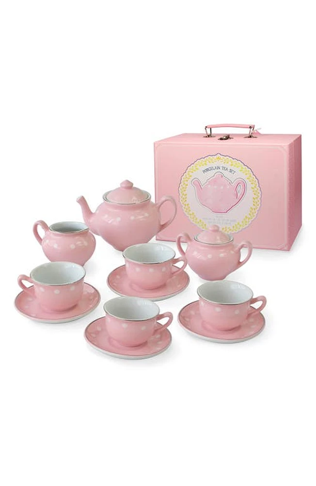 BRIGHT STRIPES Pink Porcelain Tea Set in Multi at Nordstrom