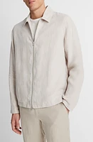 Vince Hemp Zip-Up Jacket Soft Clay at Nordstrom,